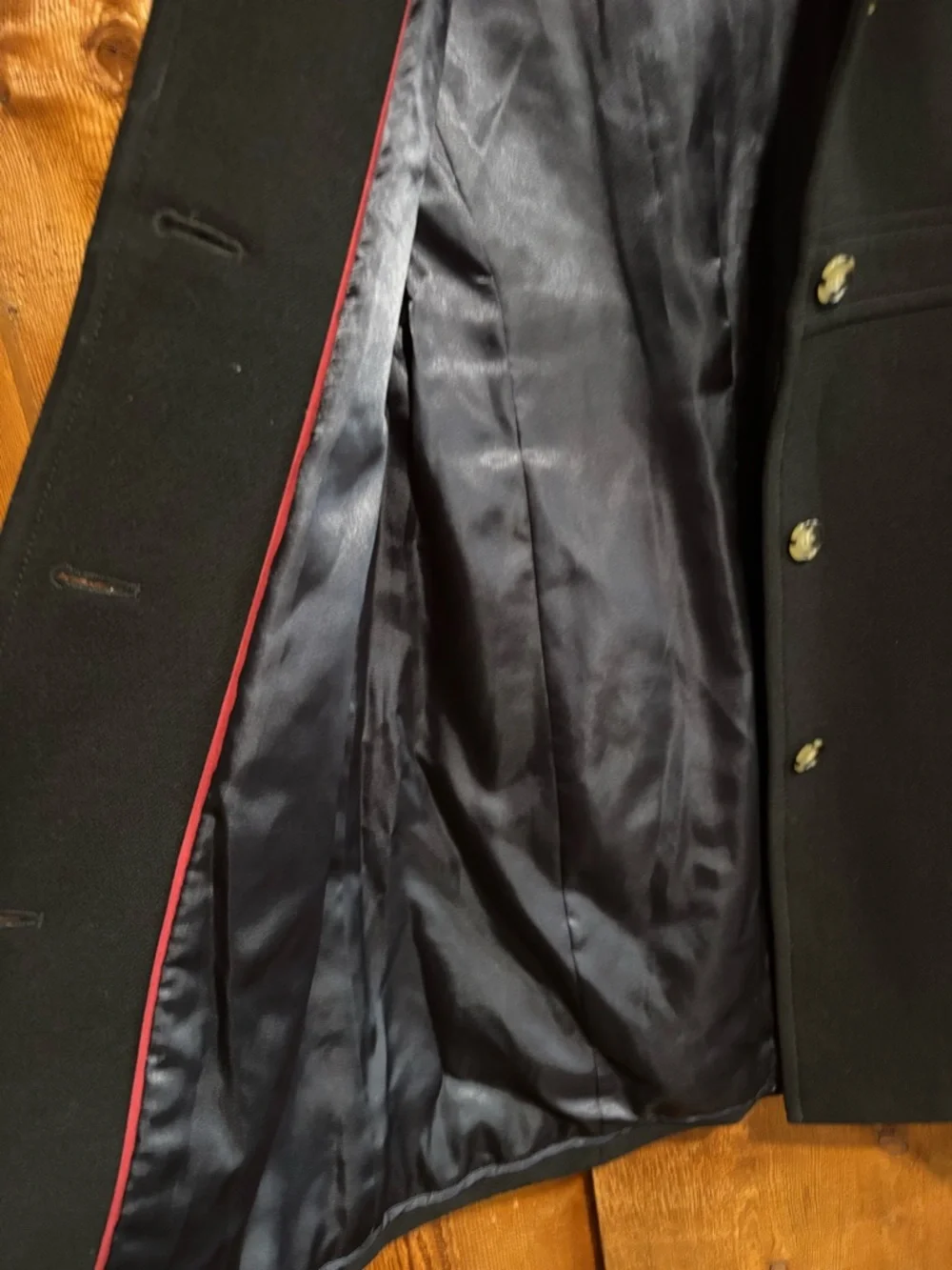 J.Crew Black Italian Double Cloth Wool Lady Day Coat 8P Thinsulate Old Money